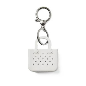 Tiny Tote Keychain - For Shore White